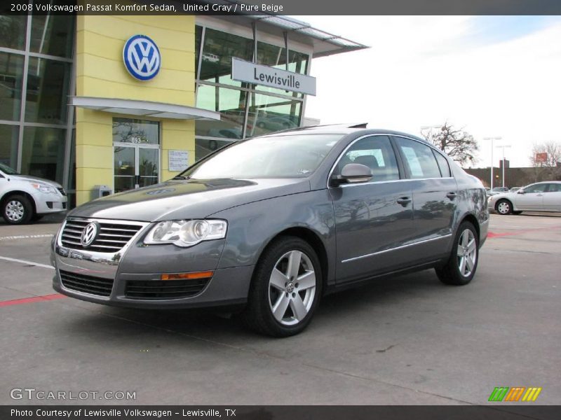 United Gray / Pure Beige 2008 Volkswagen Passat Komfort Sedan