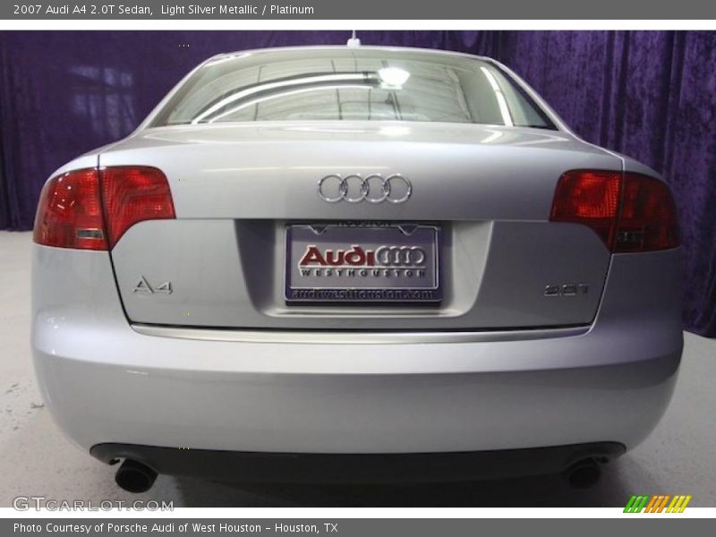 Light Silver Metallic / Platinum 2007 Audi A4 2.0T Sedan