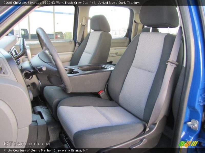 Arrival Blue / Dark Titanium 2008 Chevrolet Silverado 3500HD Work Truck Crew Cab 4x4
