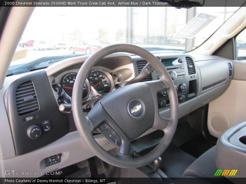Arrival Blue / Dark Titanium 2008 Chevrolet Silverado 3500HD Work Truck Crew Cab 4x4