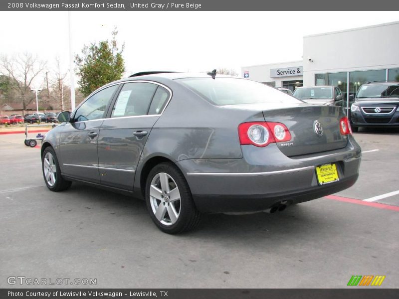 United Gray / Pure Beige 2008 Volkswagen Passat Komfort Sedan