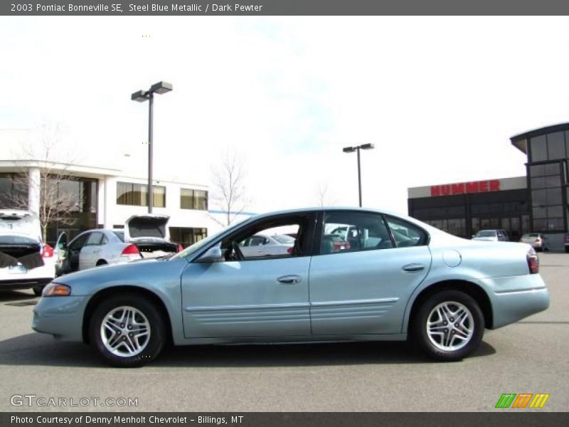 Steel Blue Metallic / Dark Pewter 2003 Pontiac Bonneville SE