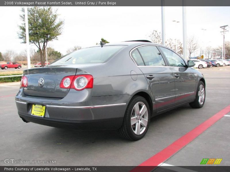 United Gray / Pure Beige 2008 Volkswagen Passat Komfort Sedan