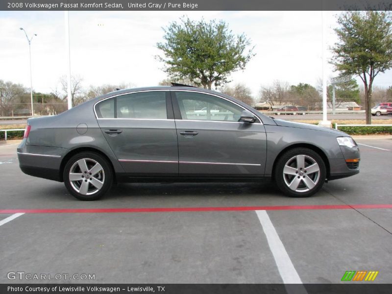 United Gray / Pure Beige 2008 Volkswagen Passat Komfort Sedan