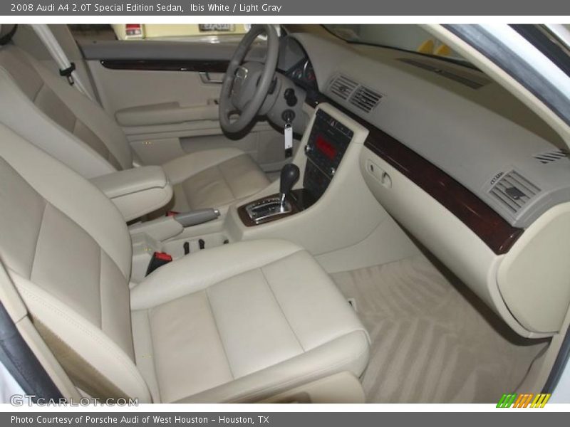 Ibis White / Light Gray 2008 Audi A4 2.0T Special Edition Sedan