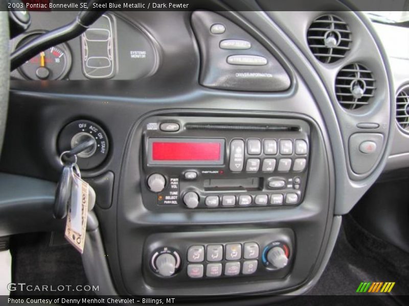 Steel Blue Metallic / Dark Pewter 2003 Pontiac Bonneville SE