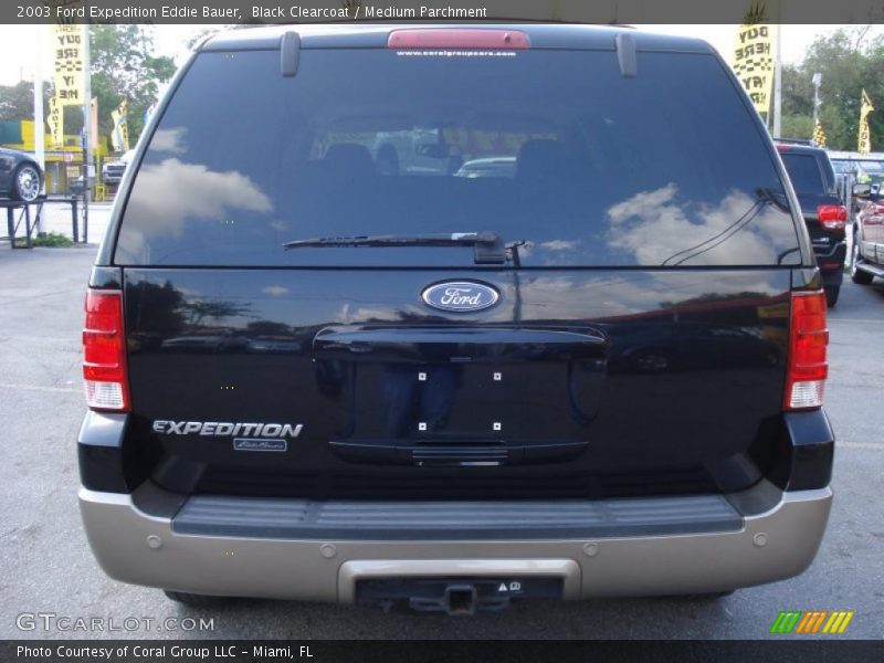 Black Clearcoat / Medium Parchment 2003 Ford Expedition Eddie Bauer