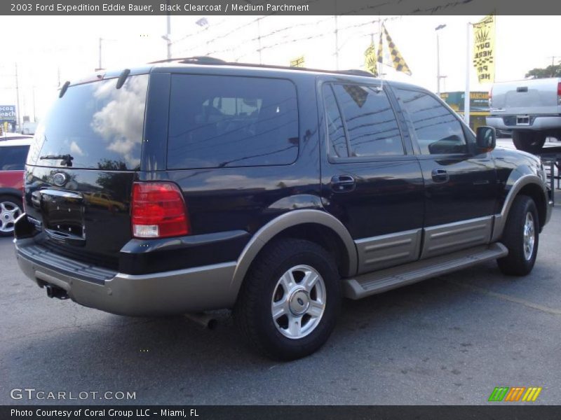Black Clearcoat / Medium Parchment 2003 Ford Expedition Eddie Bauer