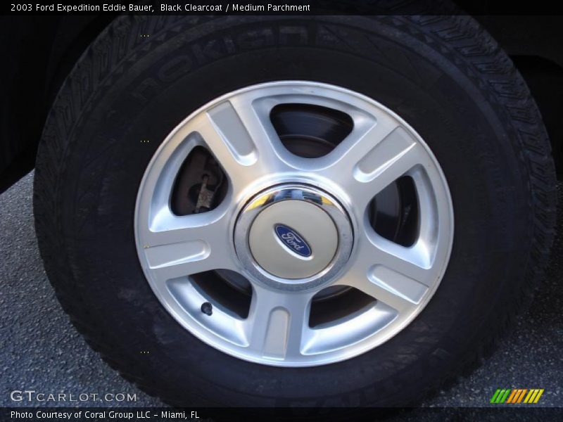 Black Clearcoat / Medium Parchment 2003 Ford Expedition Eddie Bauer