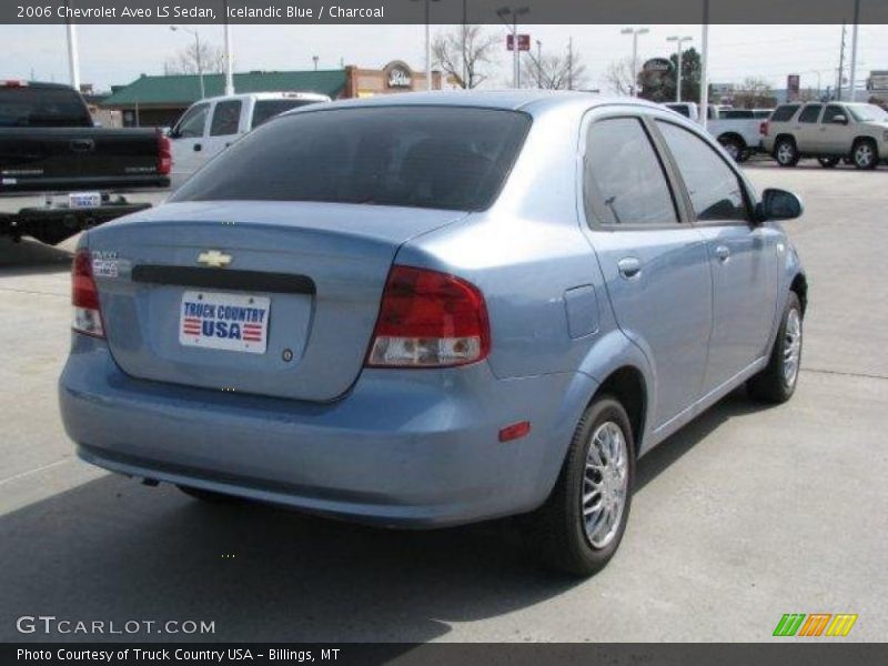 Icelandic Blue / Charcoal 2006 Chevrolet Aveo LS Sedan