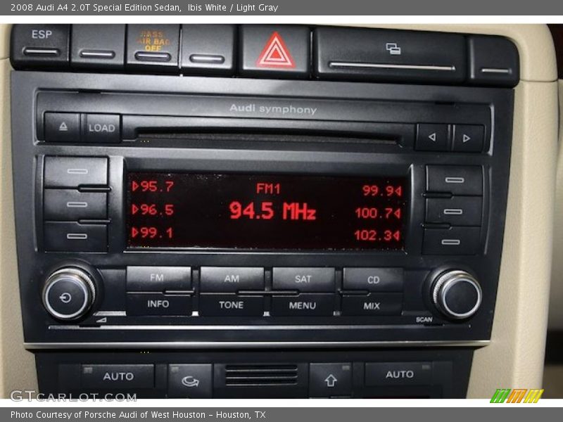 Ibis White / Light Gray 2008 Audi A4 2.0T Special Edition Sedan