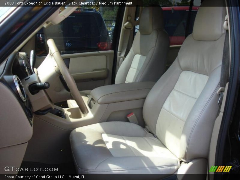 Black Clearcoat / Medium Parchment 2003 Ford Expedition Eddie Bauer