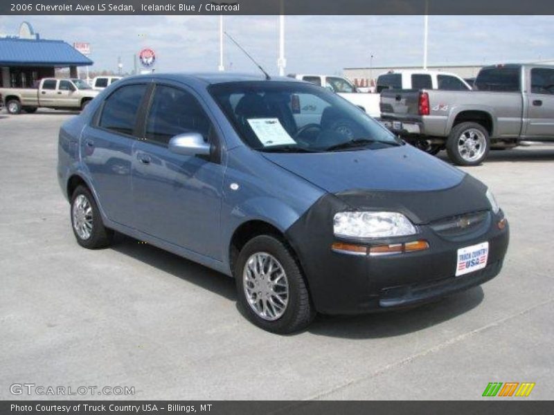 Icelandic Blue / Charcoal 2006 Chevrolet Aveo LS Sedan