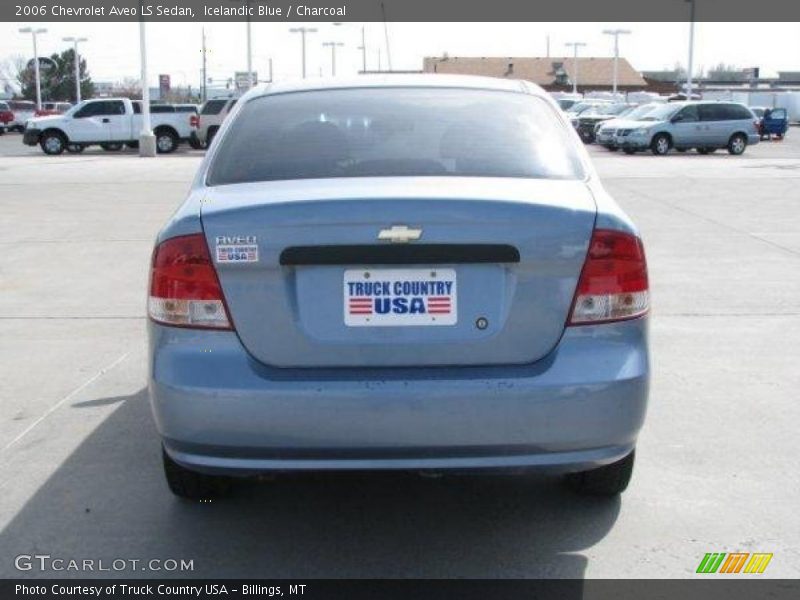 Icelandic Blue / Charcoal 2006 Chevrolet Aveo LS Sedan