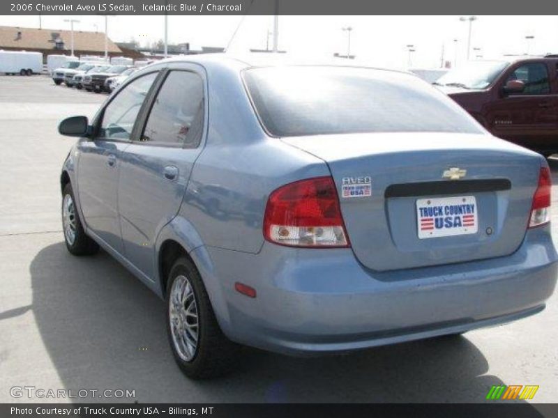 Icelandic Blue / Charcoal 2006 Chevrolet Aveo LS Sedan