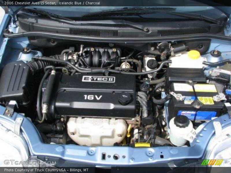 Icelandic Blue / Charcoal 2006 Chevrolet Aveo LS Sedan