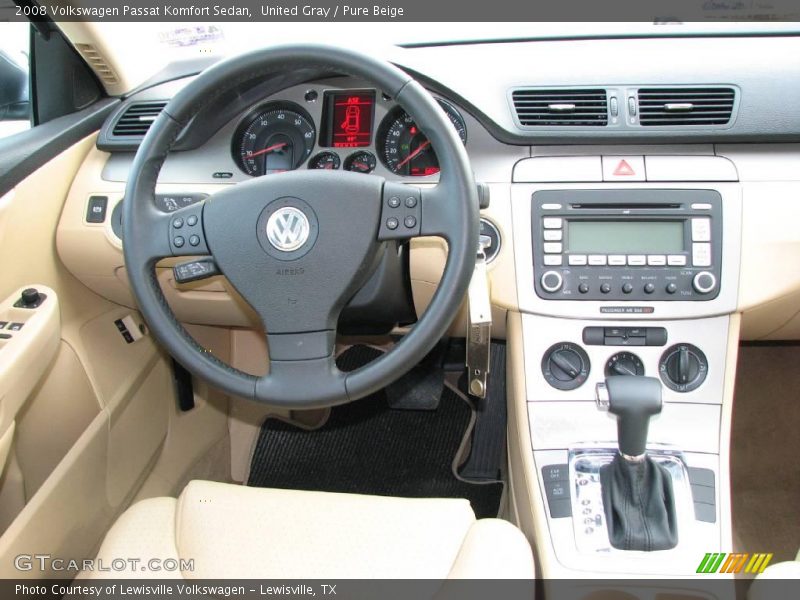United Gray / Pure Beige 2008 Volkswagen Passat Komfort Sedan