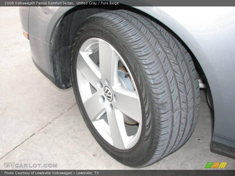 United Gray / Pure Beige 2008 Volkswagen Passat Komfort Sedan