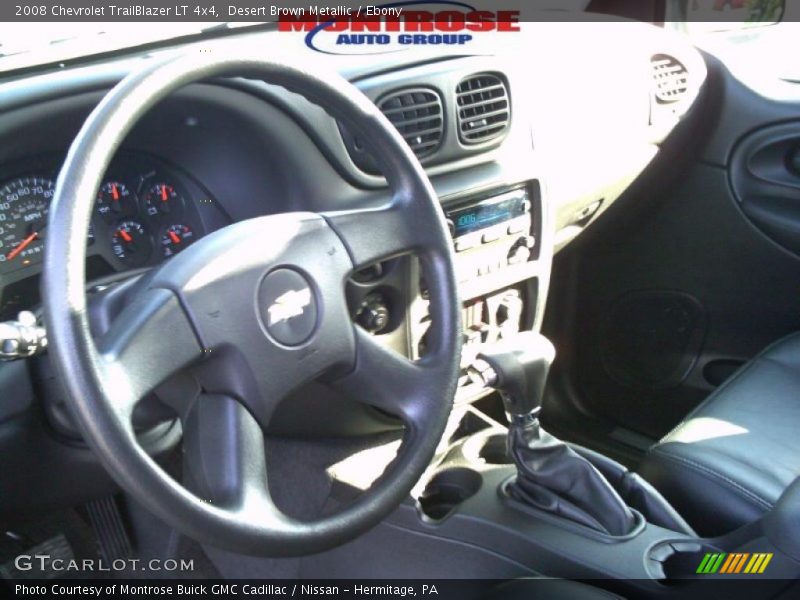 Desert Brown Metallic / Ebony 2008 Chevrolet TrailBlazer LT 4x4