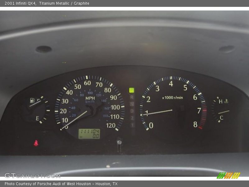 Titanium Metallic / Graphite 2001 Infiniti QX4
