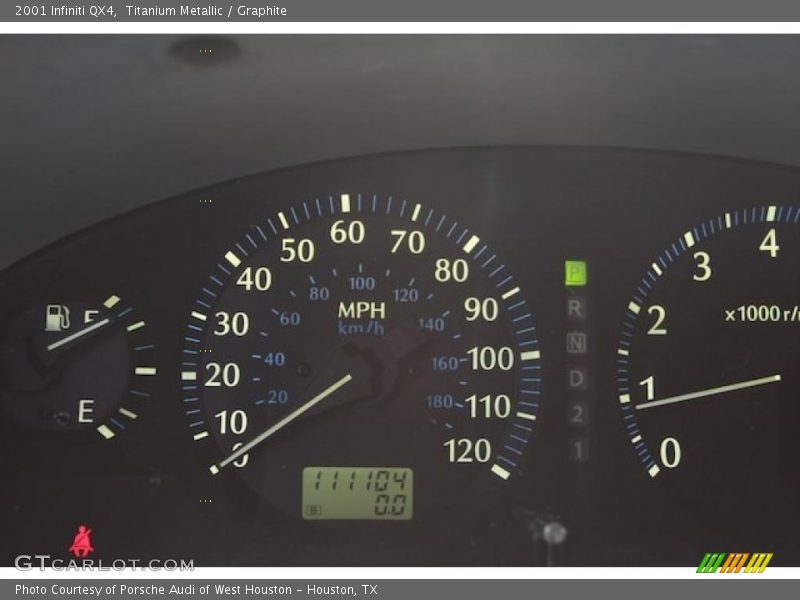 Titanium Metallic / Graphite 2001 Infiniti QX4
