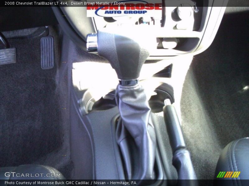 Desert Brown Metallic / Ebony 2008 Chevrolet TrailBlazer LT 4x4