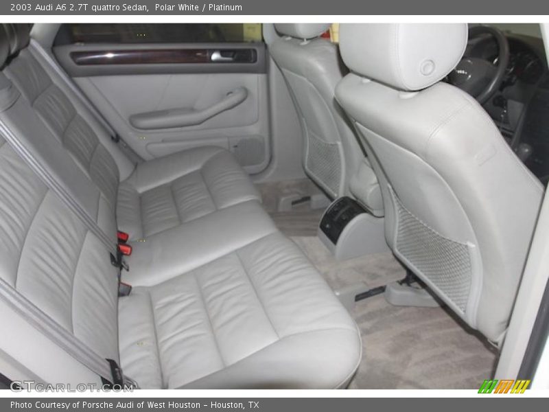Polar White / Platinum 2003 Audi A6 2.7T quattro Sedan
