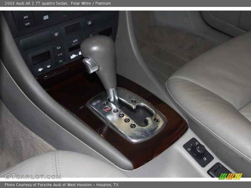Polar White / Platinum 2003 Audi A6 2.7T quattro Sedan