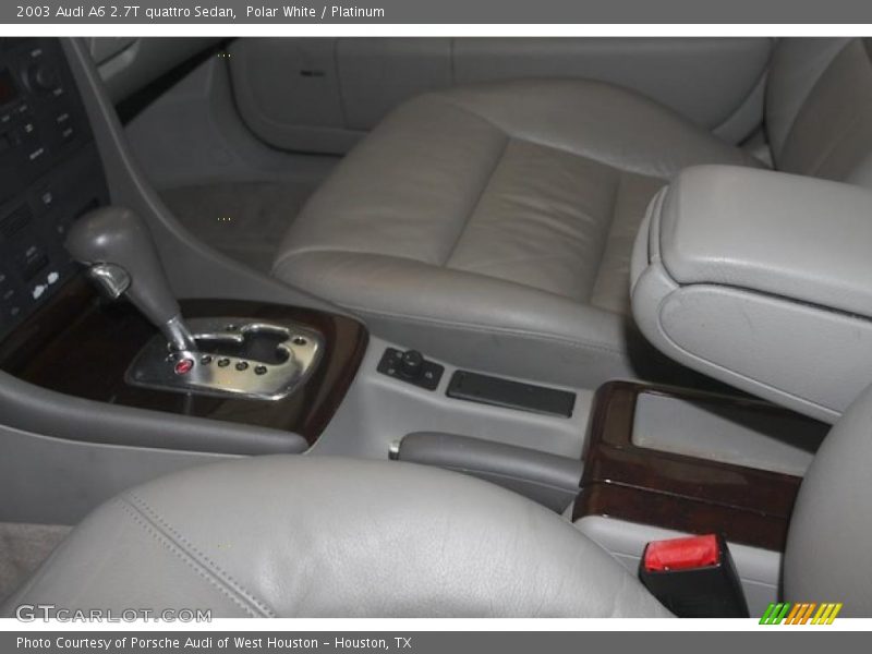 Polar White / Platinum 2003 Audi A6 2.7T quattro Sedan