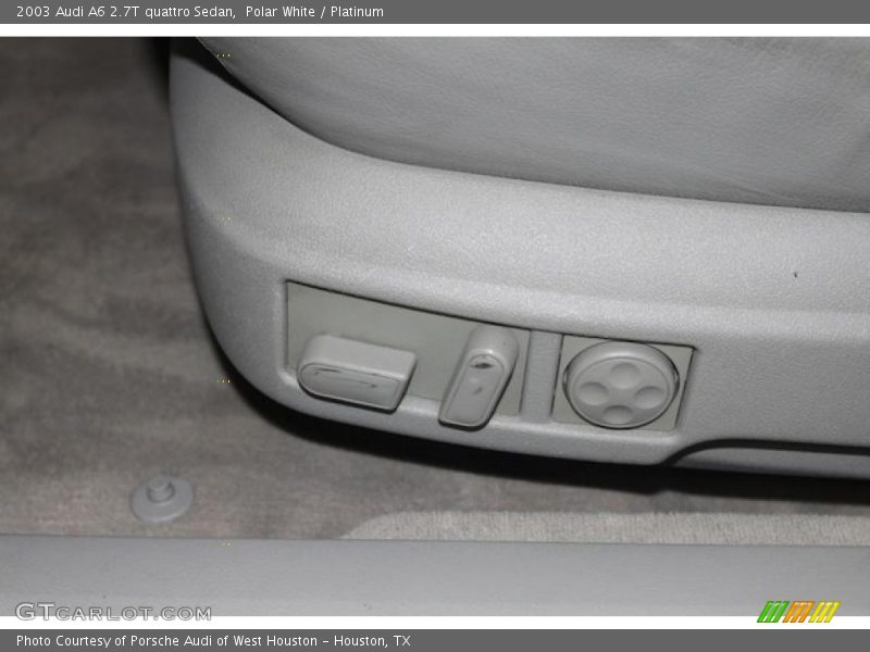 Polar White / Platinum 2003 Audi A6 2.7T quattro Sedan