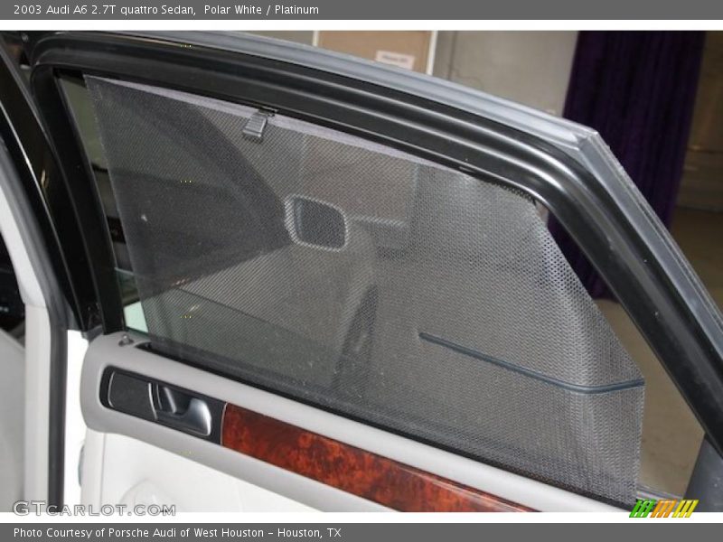Polar White / Platinum 2003 Audi A6 2.7T quattro Sedan