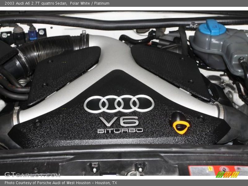 Polar White / Platinum 2003 Audi A6 2.7T quattro Sedan