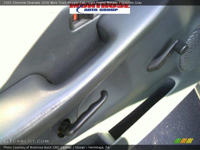 Light Pewter Metallic / Graphite Gray 2002 Chevrolet Silverado 1500 Work Truck Regular Cab