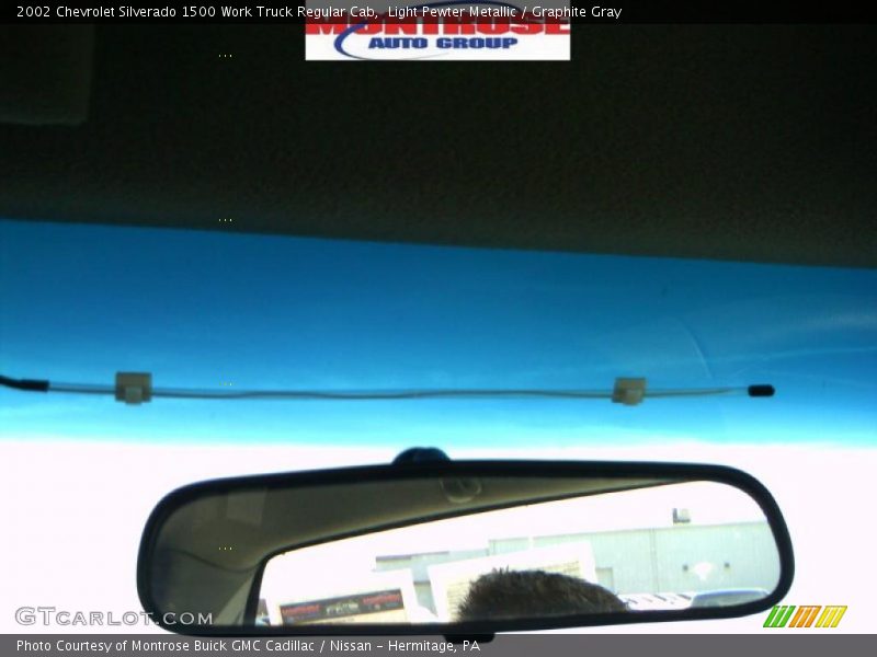 Light Pewter Metallic / Graphite Gray 2002 Chevrolet Silverado 1500 Work Truck Regular Cab