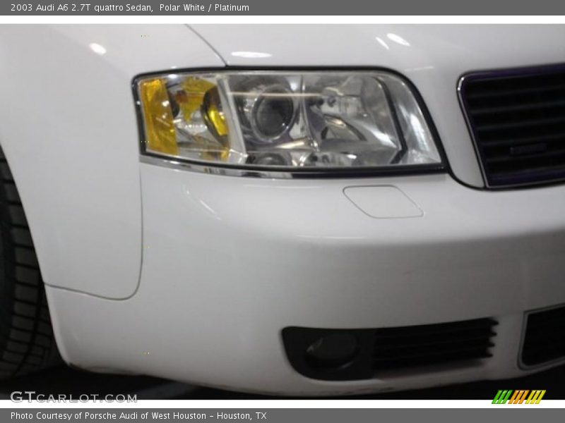 Polar White / Platinum 2003 Audi A6 2.7T quattro Sedan