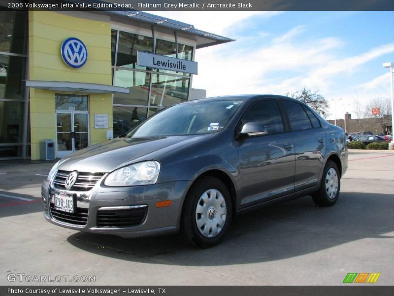 Platinum Grey Metallic / Anthracite Black 2006 Volkswagen Jetta Value Edition Sedan