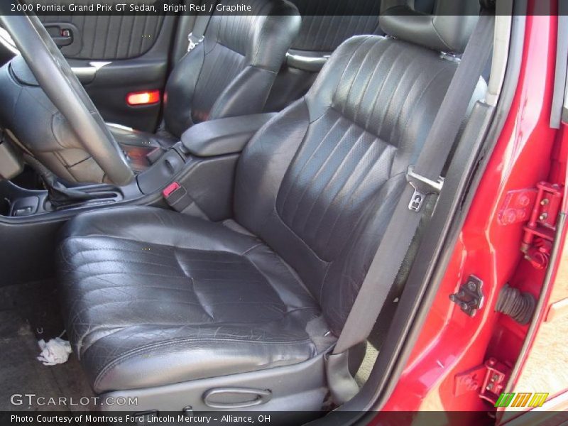 Bright Red / Graphite 2000 Pontiac Grand Prix GT Sedan