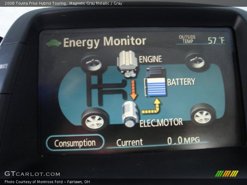 Magnetic Gray Metallic / Gray 2008 Toyota Prius Hybrid Touring
