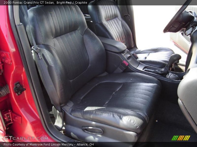 Bright Red / Graphite 2000 Pontiac Grand Prix GT Sedan