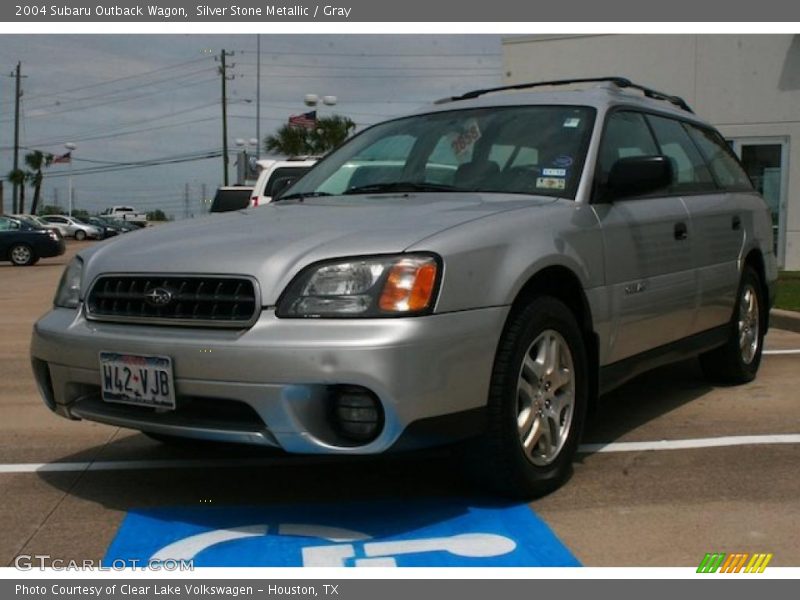 Silver Stone Metallic / Gray 2004 Subaru Outback Wagon