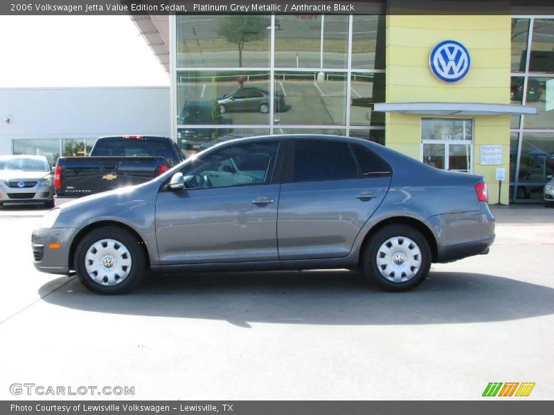 Platinum Grey Metallic / Anthracite Black 2006 Volkswagen Jetta Value Edition Sedan