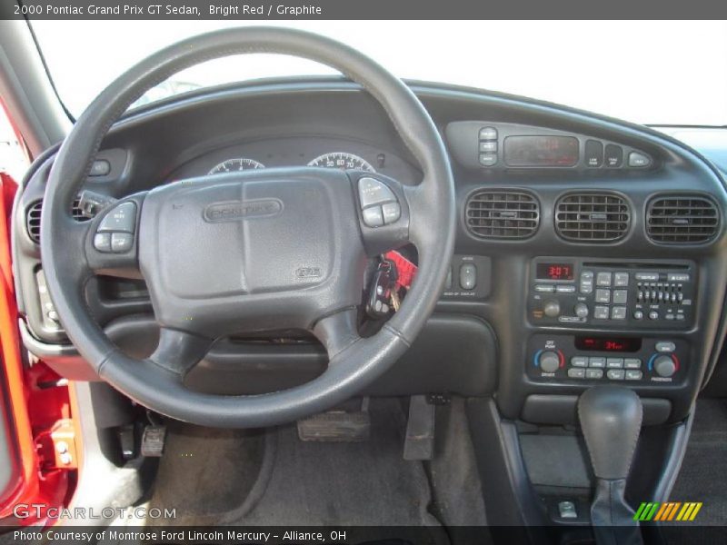 Bright Red / Graphite 2000 Pontiac Grand Prix GT Sedan