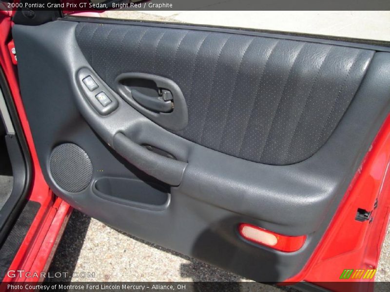 Bright Red / Graphite 2000 Pontiac Grand Prix GT Sedan