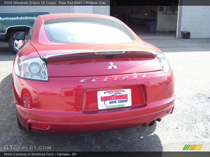 Rave Red Pearl / Medium Gray 2009 Mitsubishi Eclipse GS Coupe