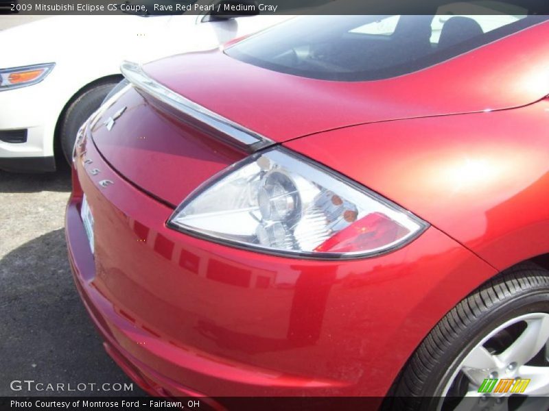 Rave Red Pearl / Medium Gray 2009 Mitsubishi Eclipse GS Coupe