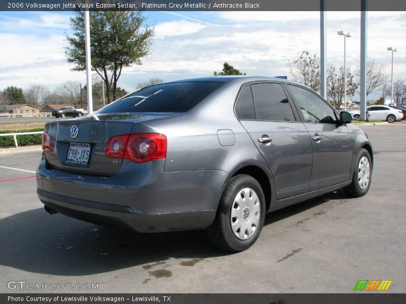 Platinum Grey Metallic / Anthracite Black 2006 Volkswagen Jetta Value Edition Sedan