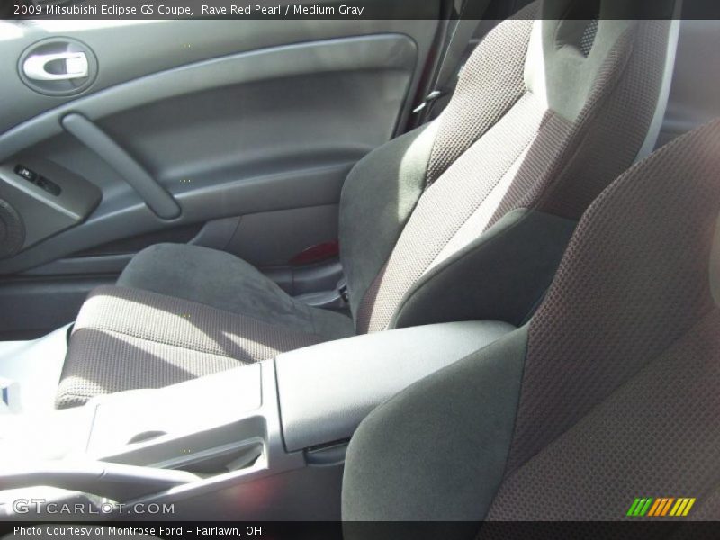 Rave Red Pearl / Medium Gray 2009 Mitsubishi Eclipse GS Coupe