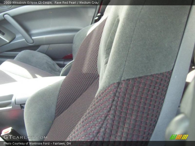 Rave Red Pearl / Medium Gray 2009 Mitsubishi Eclipse GS Coupe
