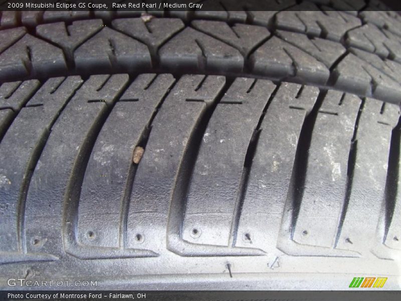 Rave Red Pearl / Medium Gray 2009 Mitsubishi Eclipse GS Coupe