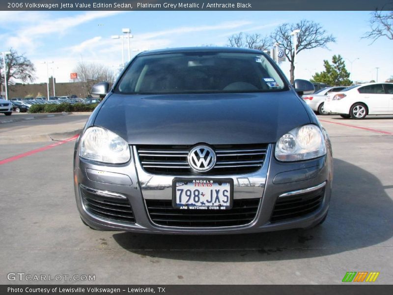 Platinum Grey Metallic / Anthracite Black 2006 Volkswagen Jetta Value Edition Sedan